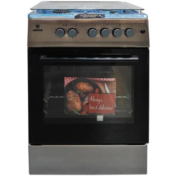   Orion OGO-CFIN Kombinált tűzhely, 64L, 4 gázégő, Légkeverés, D energiaosztály, Inox Bemutató Darab