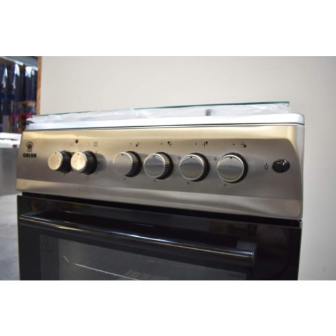 Orion OGO-CFIN Kombinált tűzhely, 64L, 4 gázégő, Légkeverés, D energiaosztály, Inox Bemutató Darab