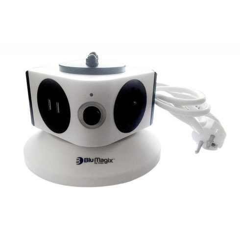 Orion BluMagix 3 csatlakozós európai csatlakozó torony 2 usb-vel