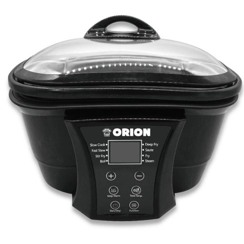Orion OMC-M222 8 az 1 Multifunkciós főzőedény üvegtetővel 5 liter 1500W