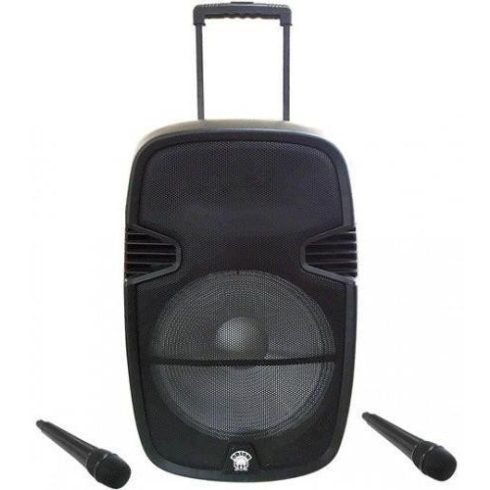 Orion OBTS-1715 Bluetooth Hangfal Akkumulátoros Karaoke Vezeték Nélküli + 2 Mikrofon Party Box bemutató darab