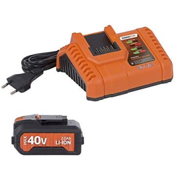   POWDP9065 40 Voltos akkumulátor töltővel DUAL POWER gépekhez