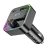 Autós töltő Hoco QC3.0 PD 30W jeladóval FM E81 fekete