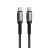   Kábel USB C – USB C Forcell F-Energy QC4.0 PD 5A 100W Cafule 1,2 m C260 fekete