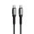 Kábel USB C – USB C Forcell F-Energy QC4.0 PD 5A 100W Cafule 1,2 m C260 fekete