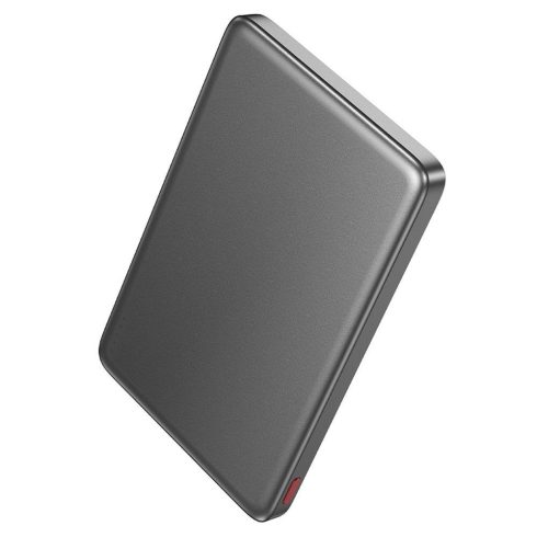 Powerbank compatible with MagSafe Hoco 5000 mAh QC PD 2A 20W Q26 metal gray