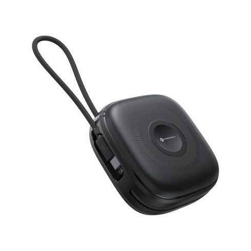 Powerbank kompatibilis MagSafe Forcell F-Energy F10K5 PD3.1 QC3.0 3A 22,5W 10000 mAh kompatibilis Apple Watch fekete