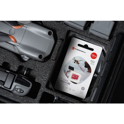 FORCELL F-DATA memóriakártya 128GB UHS-I U3 Class 10
