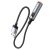 Adapter USB A to cigarette lighter Hoco 0,3 m UA30 black