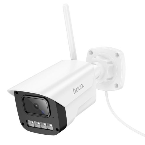 Kültéri kamera Hoco pisztoly típusú 3MP Full HD Wi-Fi D4 fehér