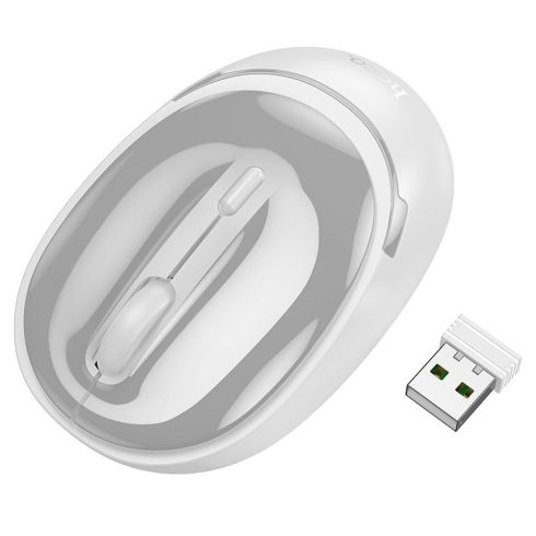 Vezeték nélküli egér Hoco 2,4G 1600 dpi GM34 szürke fehér