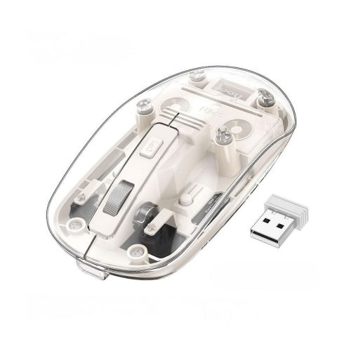 Vezeték nélküli egér Hoco 2,4G 1600 dpi GM29 space fehér