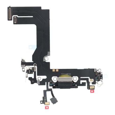 Töltő rugalmas USB IPHONE 13 Minihez fekete (húzott)