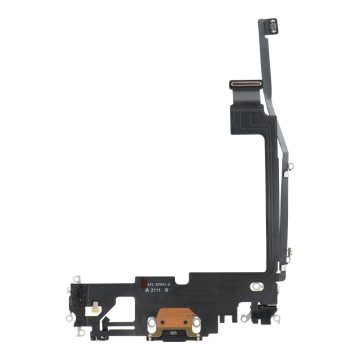 Töltő flex USB IPHONE 12 Pro max fekete (húzott)