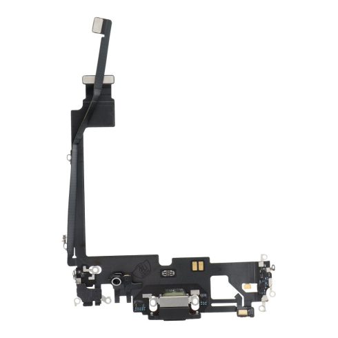 Töltő flex USB IPHONE 12 Pro max fekete (húzott)