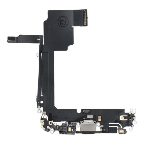 Töltő flex USB IPHONE 15 Pro Max fekete OEM-hez