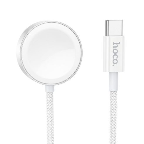 Wireless charger Hoco 2,5W USB C compatible with Apple Watch and Samsung Watch CW59 white
