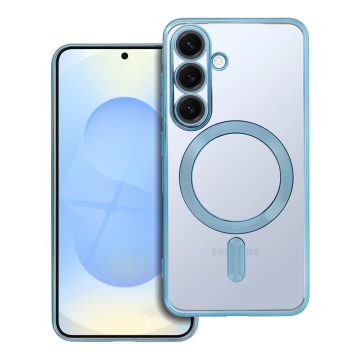   Case for Samsung S25 Electro Mag Cover compatible with MagSafe blue