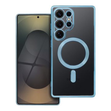   Case for Samsung S25 ULTRA Electro Mag Cover compatible with MagSafe blue