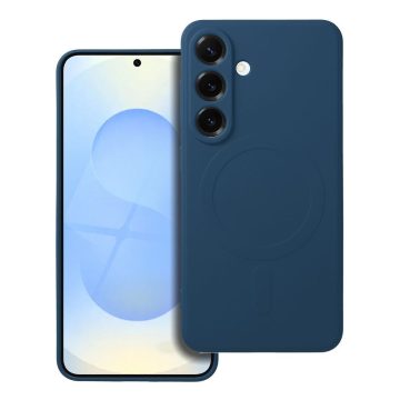   SILICONE MAG COVER case compatible with MagSafe for SAMSUNG S25 blue
