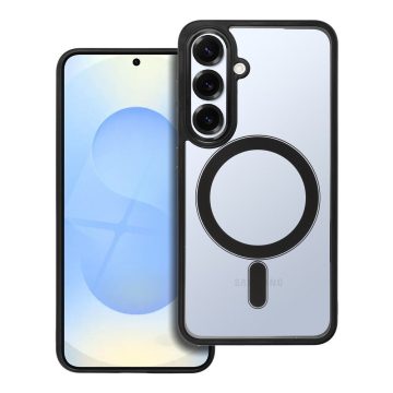   COLOR EDGE MAG COVER tok kompatibilis a MagSafe Samsung S25 fekete készülékkel