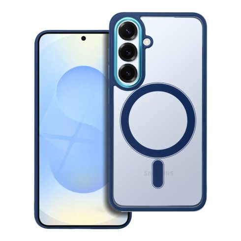 COLOR EDGE MAG COVER tok, amely kompatibilis a Samsung S25 sötétkék MagSafe-vel