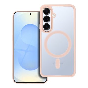   COLOR EDGE MAG COVER tok kompatibilis a Samsung S25 rózsaszín MagSafe-el