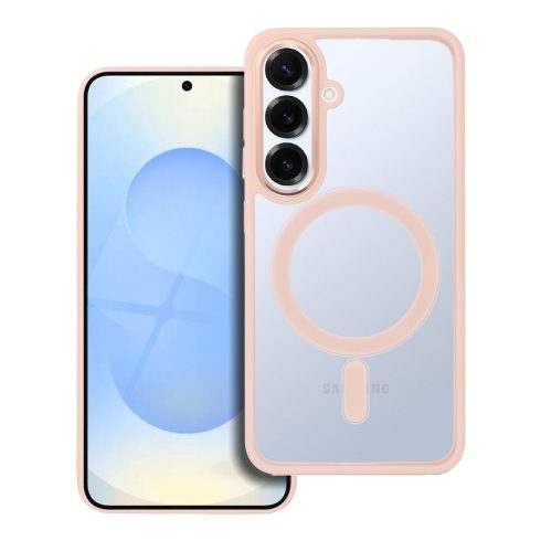 COLOR EDGE MAG COVER tok kompatibilis a Samsung S25 rózsaszín MagSafe-el