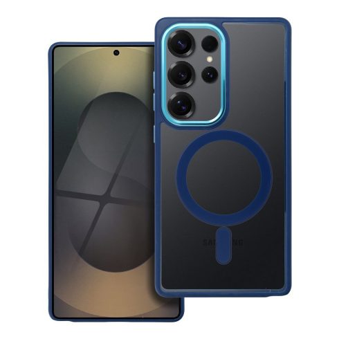 COLOR EDGE MAG COVER tok kompatibilis a MagSafe-el SAMSUNG S25 ULTRA sötétkék