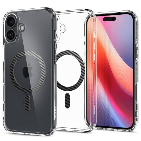 SPIGEN tok ULTRA HYBRID MAG kompatibilis a MagSafe-el IPHONE 16 szénszálhoz