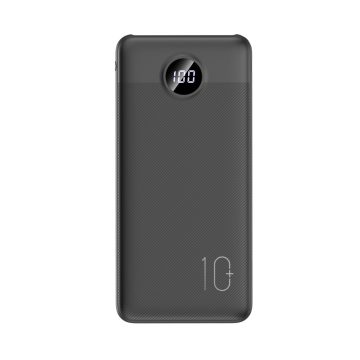   VEGER powerbank 10000 mAh PD QC3.0 2A 20W L10S (W1105PD) fekete