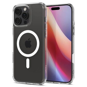   SPIGEN case ULTRA HYBRID "T" MAG compatible with MagSafe for IPHONE 16 Pro white