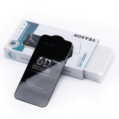 6D Pro Veason Glass (SET 10in1) - for Iphone 16 Pro black