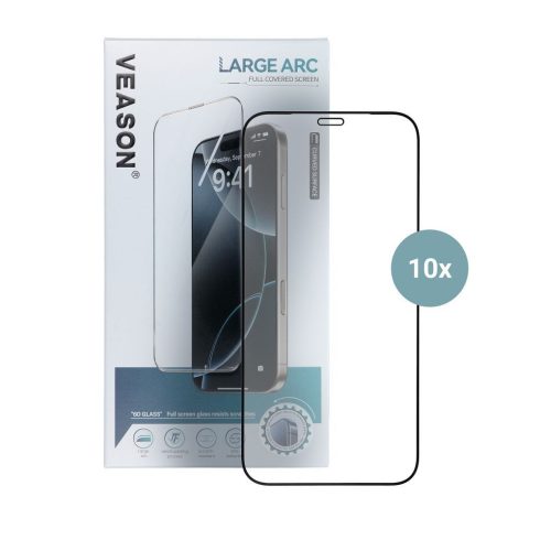 6D Pro Veason Glass (SET 10in1) - Xiaomi Redmi 14C fekete készülékhez