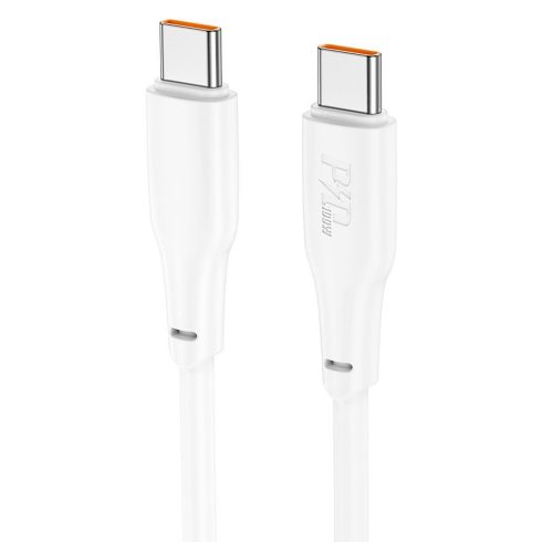 USB C kábel USB C Hoco 3A 100W 2 m X93 fehér