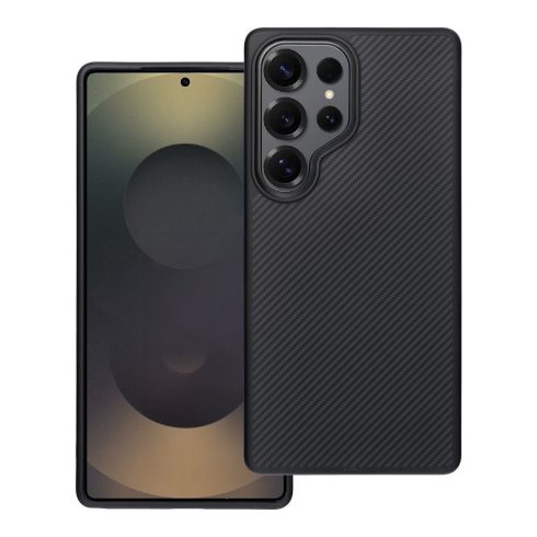 Carbon Elite MagSafe fedél kompatibilis a SAMSUNG S25 ULTRA fekete készülékkel