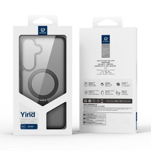 DUX DUCIS case YIND compatible with MagSafe for SAMSUNG S25 black