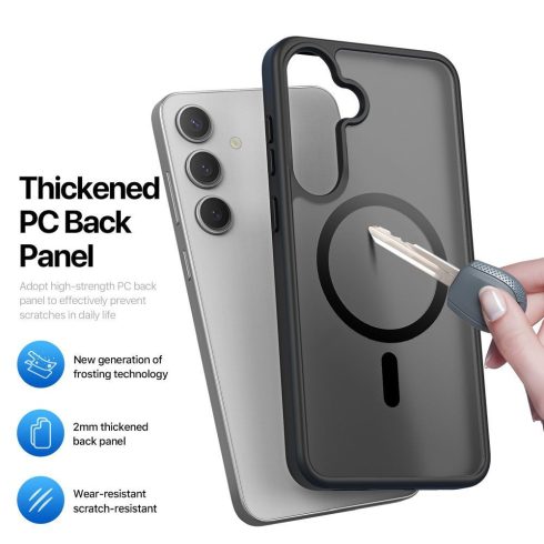 DUX DUCIS tok YIND kompatibilis MagSafe Samsung S25 Plus fekete