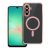 Case for Samsung A26 Electro Mag Cover compatible with MagSafe gold-rose