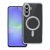 Case for Samsung A36 Electro Mag Cover compatible with MagSafe silver