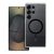 Case for Samsung S25 ULTRA Drop Glue Colorful Ring Mag Cover compatible with MagSafe black
