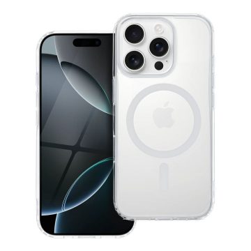   Case for iPhone 15 PRO Drop Glue Colorful Ring Mag Cover compatible with MagSafe white