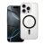 Case for iPhone 12 / 12 PRO Drop Glue Colorful Ring Mag Cover compatible with MagSafe black