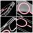  Case for iPhone 16 PRO Drop Glue Colorful Ring Mag Cover compatible with MagSafe pink