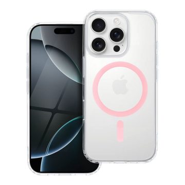   Case for iPhone 14 Drop Glue Colorful Ring Mag Cover compatible with MagSafe pink