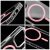 Case for iPhone 14 Drop Glue Colorful Ring Mag Cover compatible with MagSafe pink