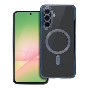   Samsung A56 Electro Mag Cover tok, amely kompatibilis a MagSafe titánkék színnel
