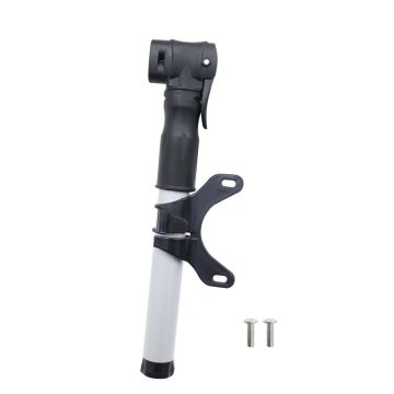   Mini pumpa tartókonzollal kerékpárhoz/robogóhoz FSPMP-387 fekete ezüst