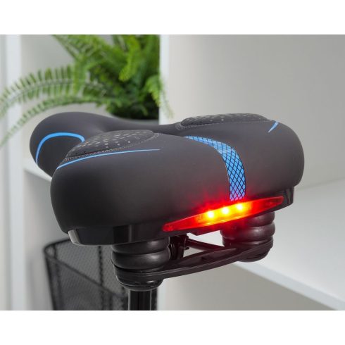 Kerékpárnyereg beépített LED lámpával FSBSD-232-1 fekete