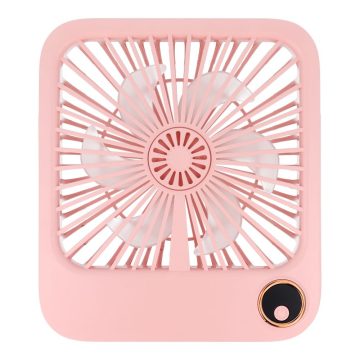   Asztali ventilátor állítható állvánnyal W30 rózsaszín